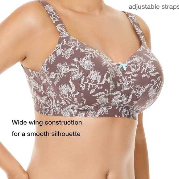 BRA SIZE 48D PRINT Women's Bra with Adjustable Straps - Picture 1 of 8
